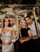 Obrazové prázdne rámy do fotokútiku k svadobnej výzdobe